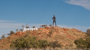 Anmatjere Man at Aileron road house